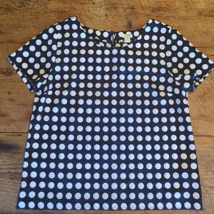 JCrew polka dot shirt